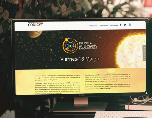 Astronomy day website sample